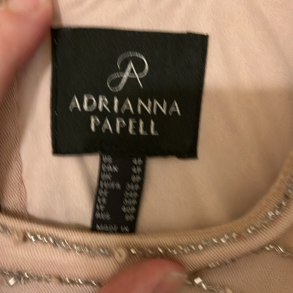 Size 4P Adrianna Papell sequin dress. Worn once as the mother of the bride. - Picture 4 of 5